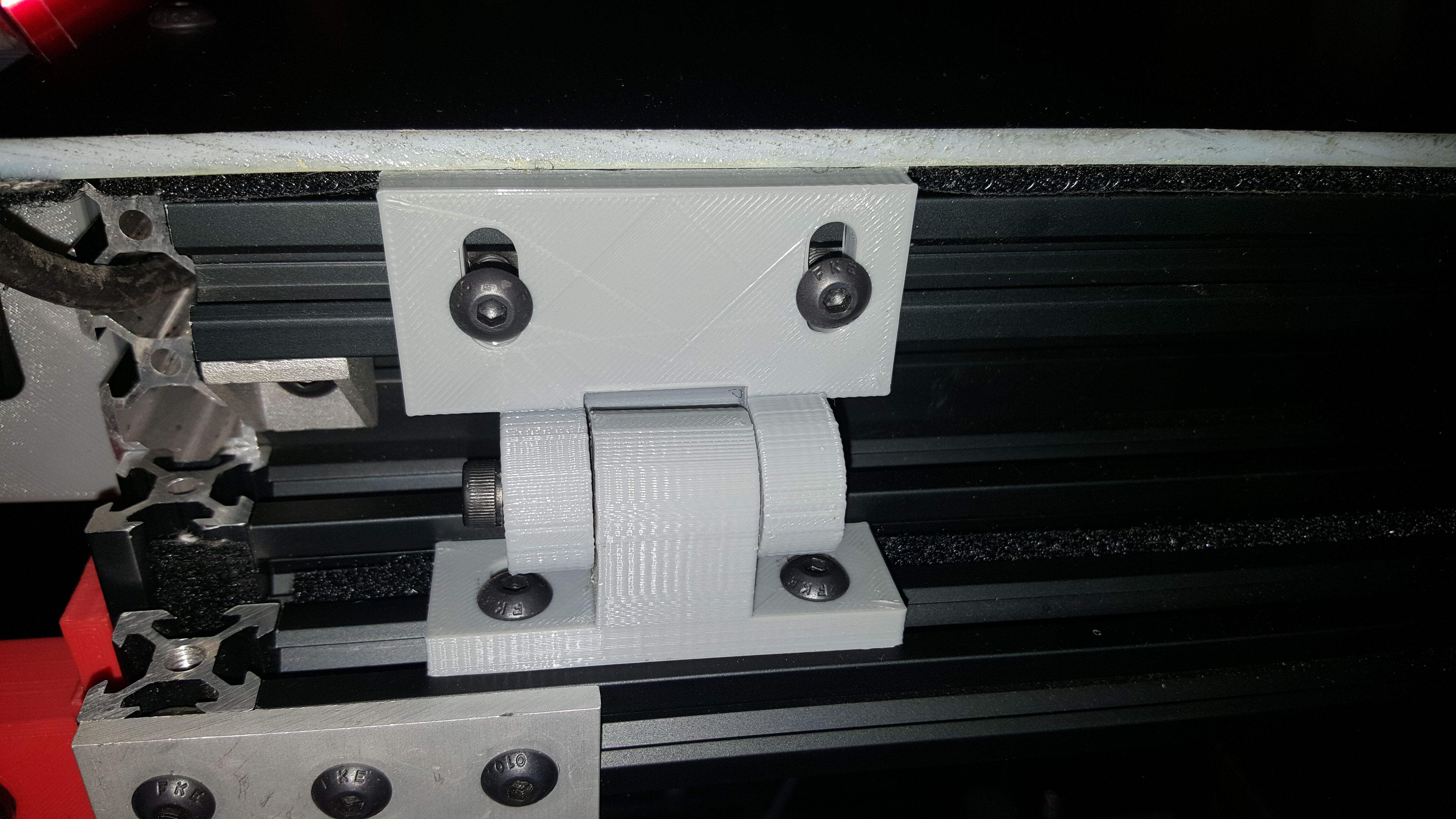 Universal cabinet/door hinge.