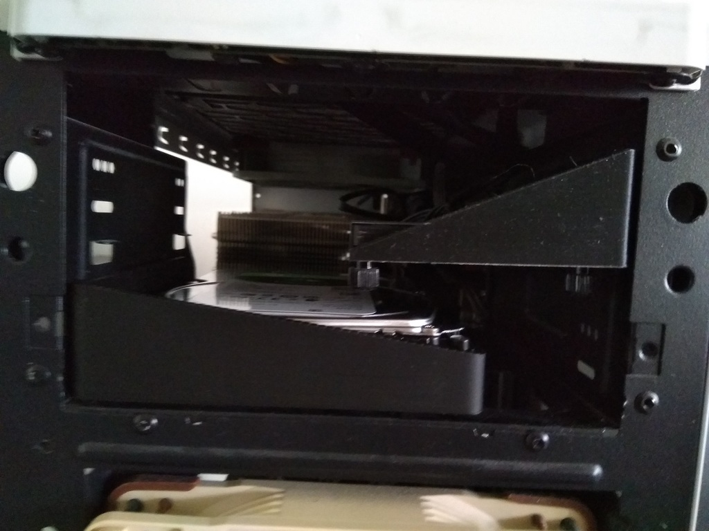 HDD/SSD mount for optical disk drive bay