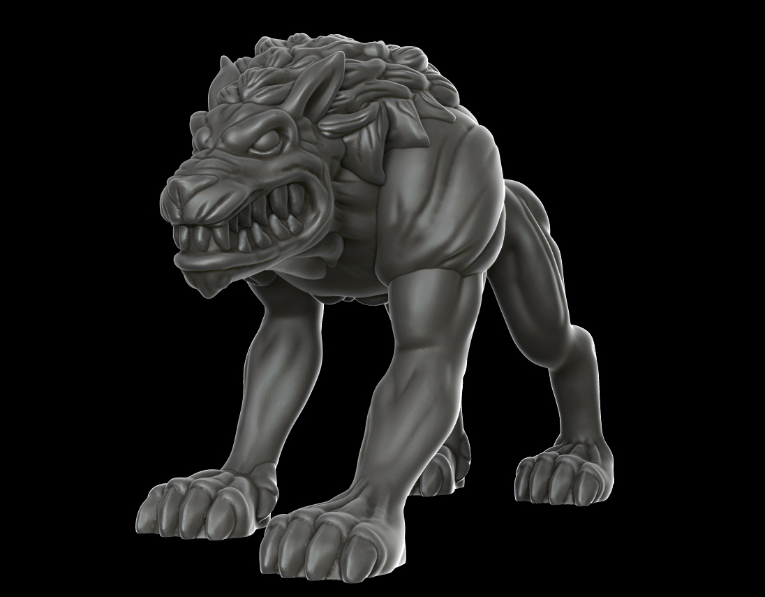 Image of Hellhound (28 mm DnD miniature)