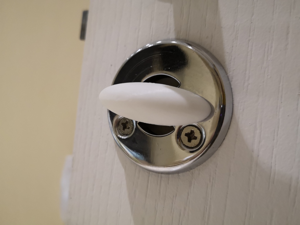 Door lock knob and rod