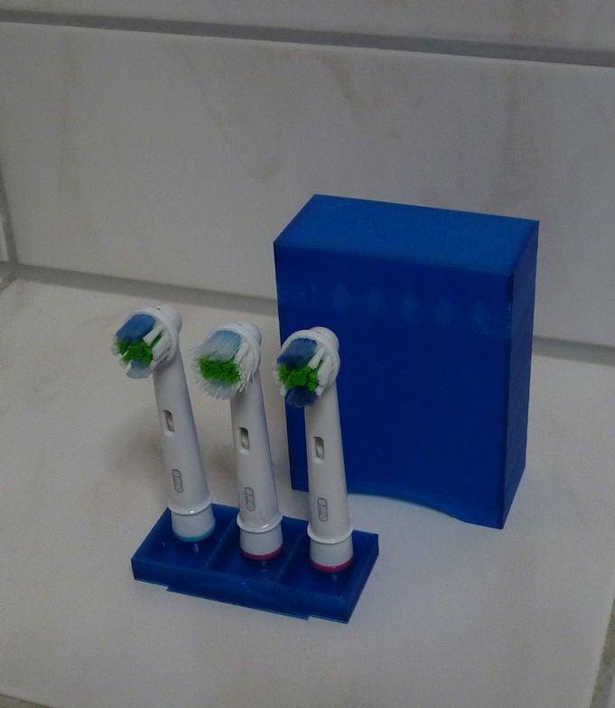 Oral-B 3 tooth brush travel case
