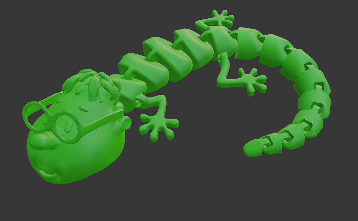 Carl Wheezer Articulated Lizard