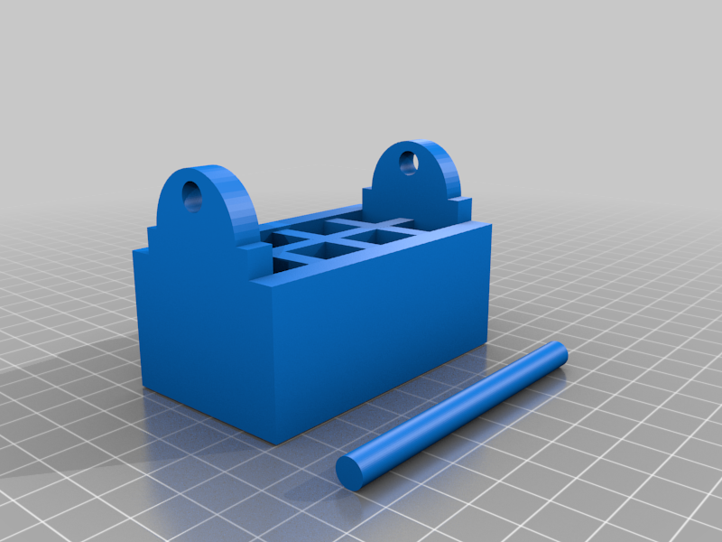 Small tool box for nut cracker/ doll house