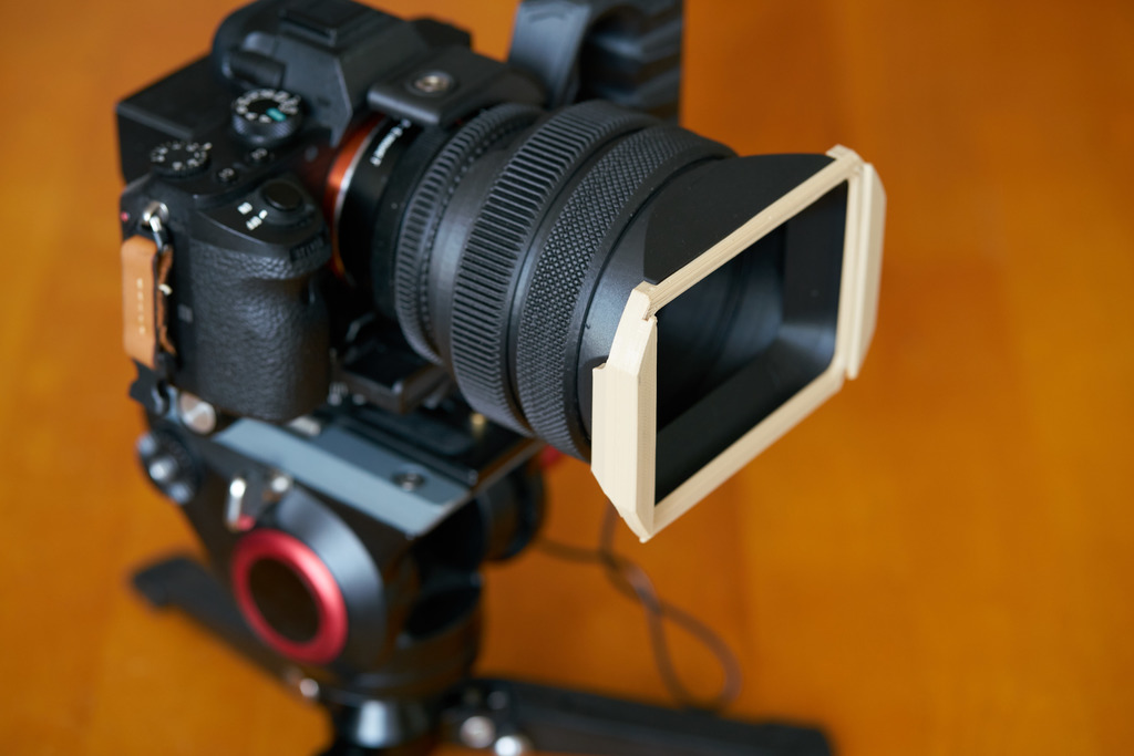 Square Lens hood (Customized type) & 100*100mm Square filter holder