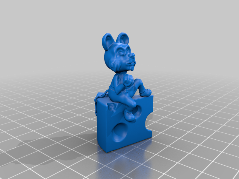 Mouse on a cheese