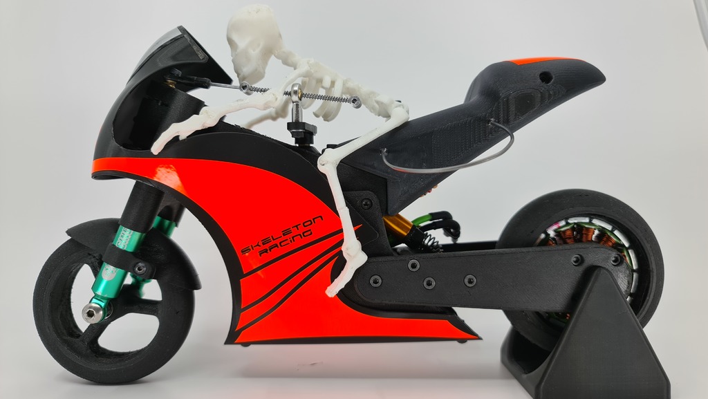 RC 3D Printed Superbike, RC MotoGp Style Scratch Build Bike