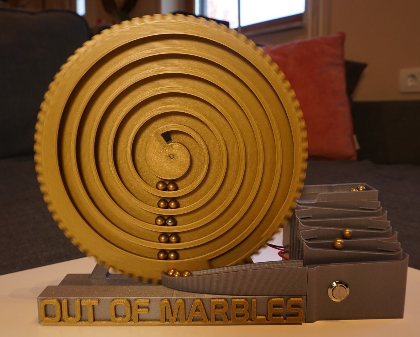 The Spiral - Marble Machine - Motorized