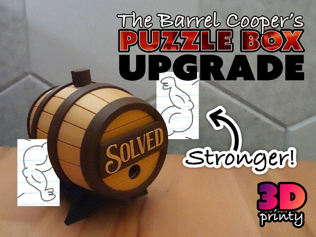 The Barrel Cooper's Puzzle Box - Stronger Cork