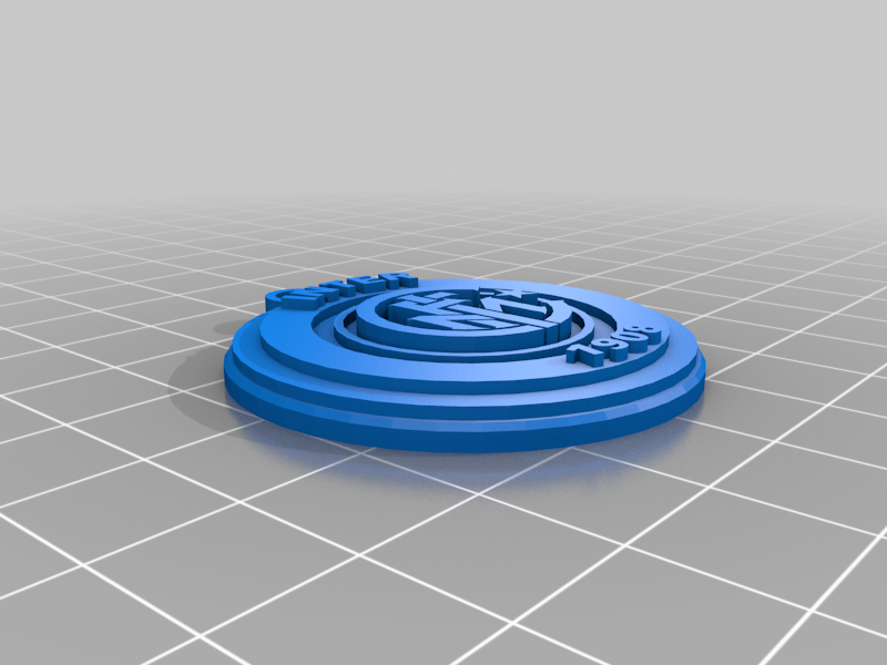 Inter Keychain with Ring