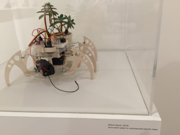 Walking plant hexapod robot