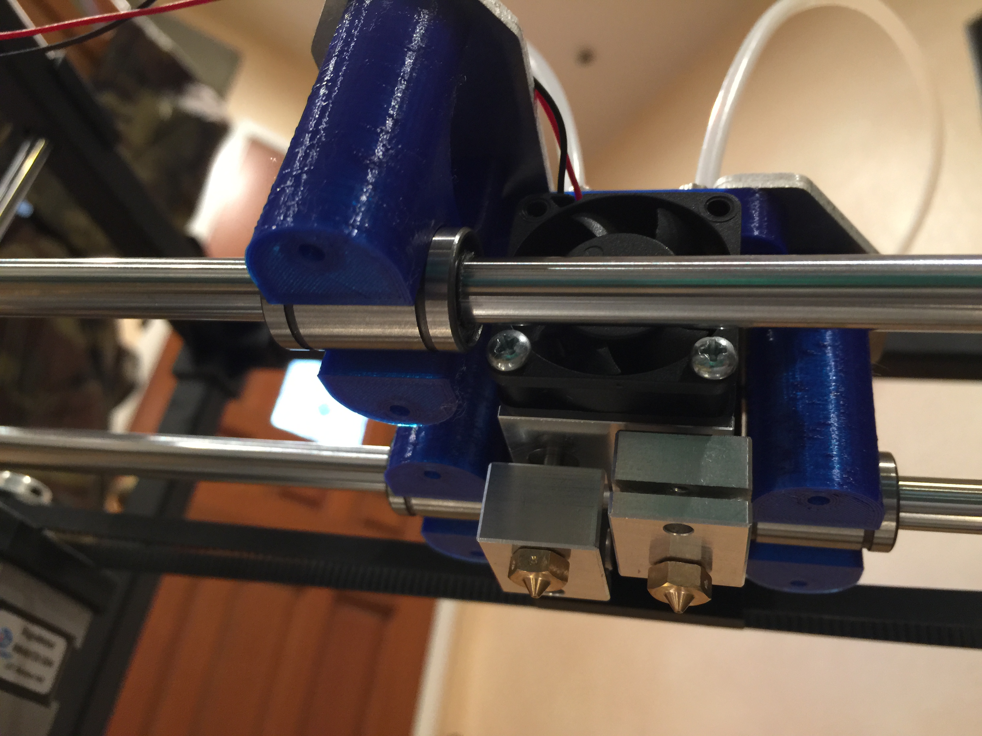 E3D Chimera / Cyclops Underdog Mount for the Rigidbot