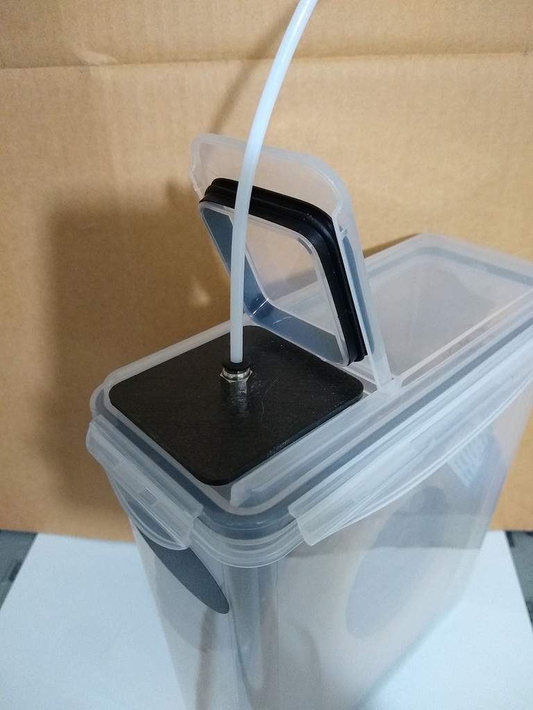 Plastic House Airtight Filament Container Cap & Gasket