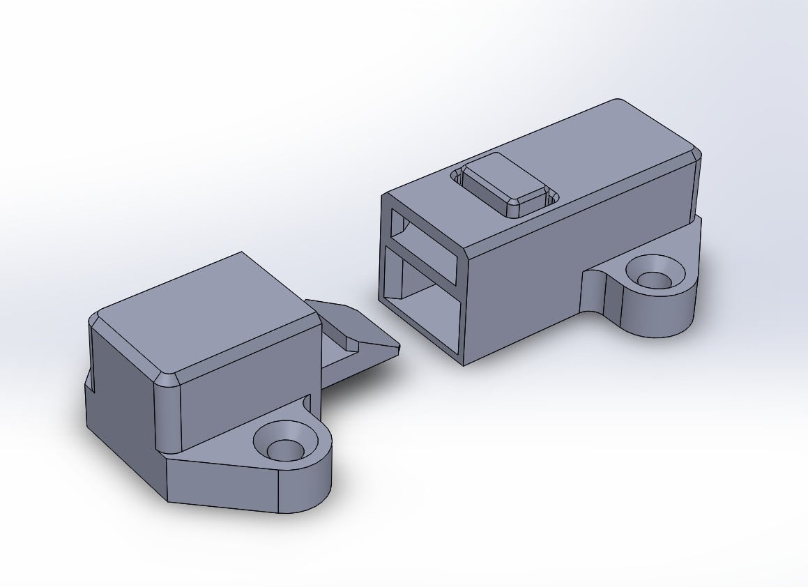 Latch lock for chest or sliding door