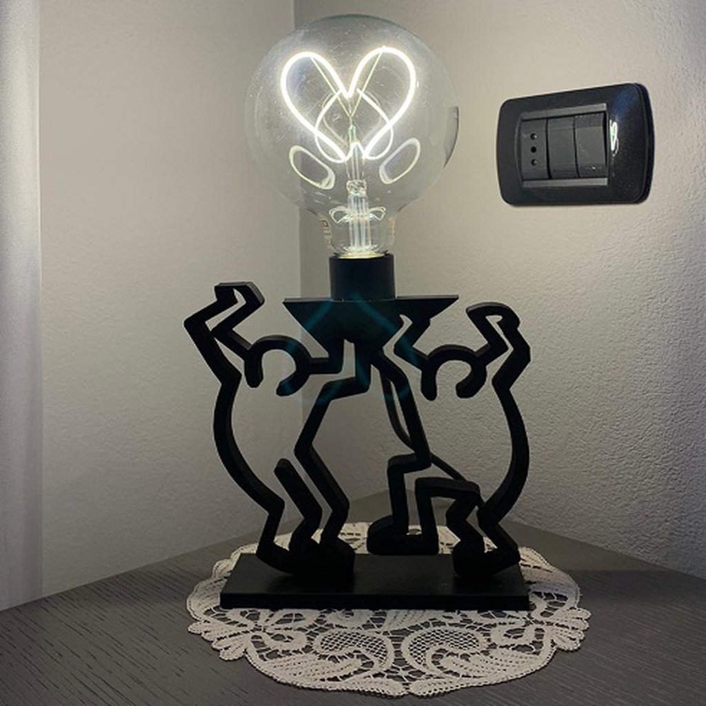 Keith Haring style lamp