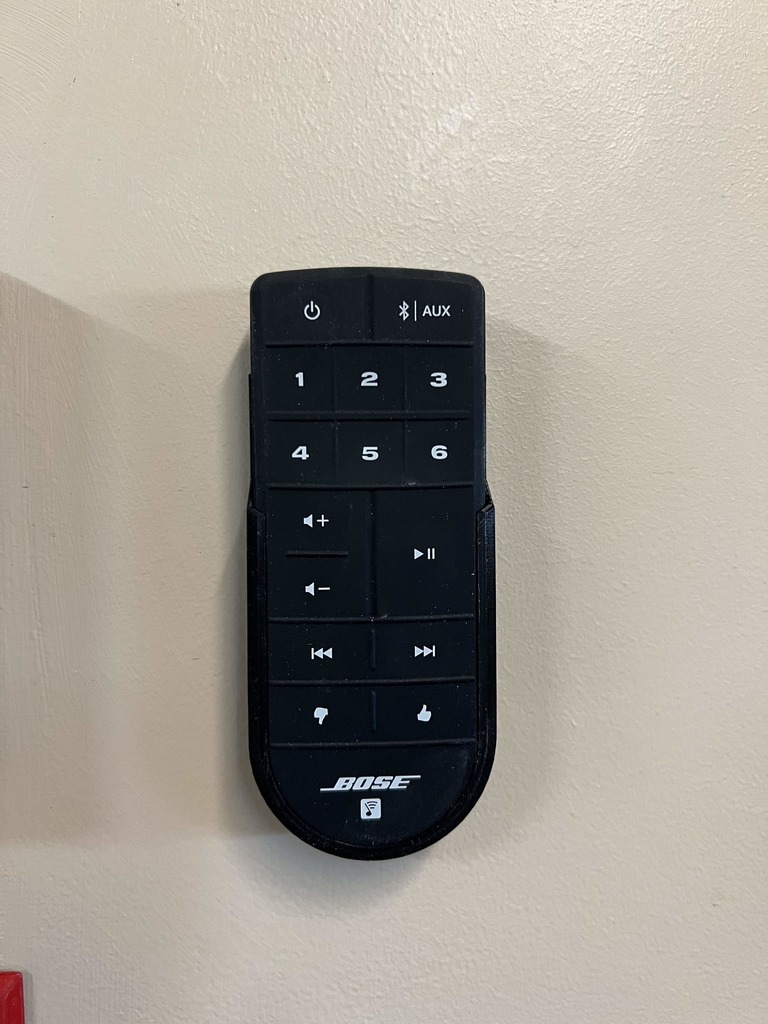 bose remote holder with screw holes