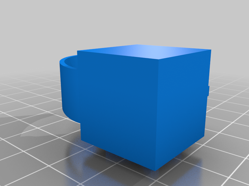 torture cube 3d printer test with overhang text and side accuracy