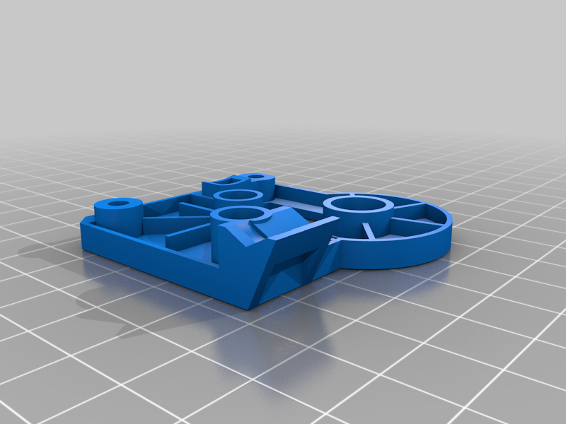 Anycubic Mega X Stock Titan Extruder Cover with Viewport