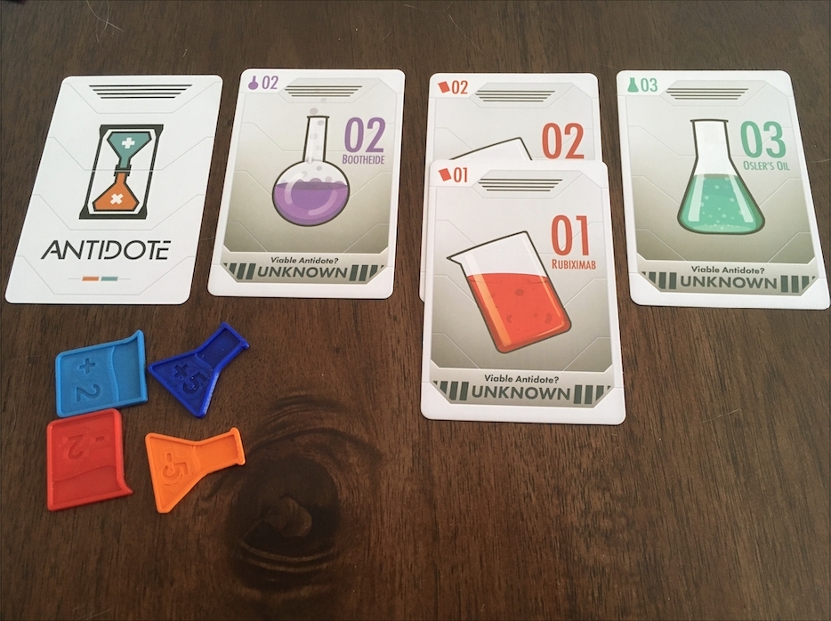 Antidote Card Game Tokens