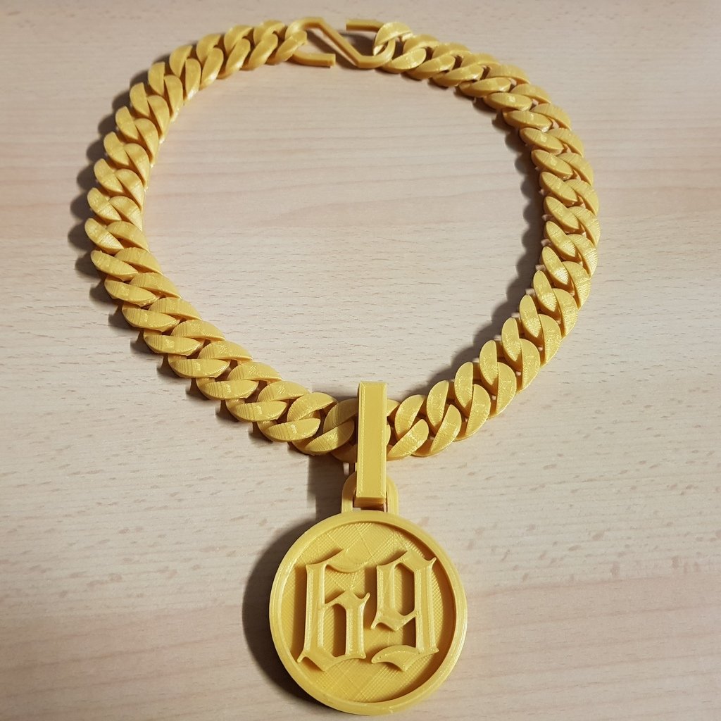 6IX9INE Necklace Spinning Chain 69 