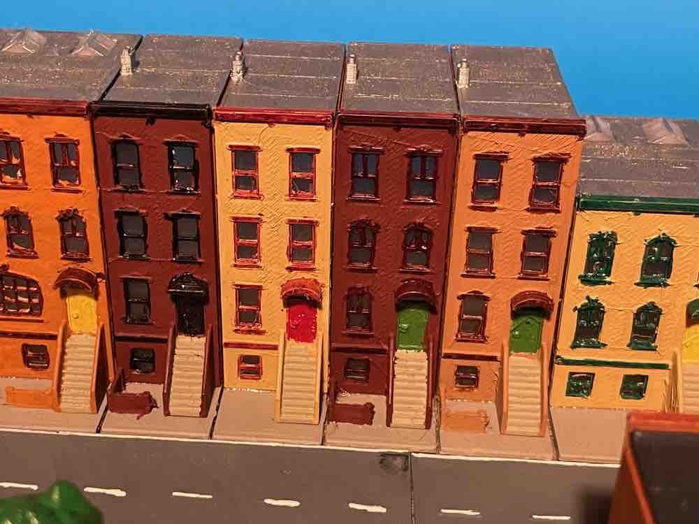 Urban building 28 - Town house (z-scale)
