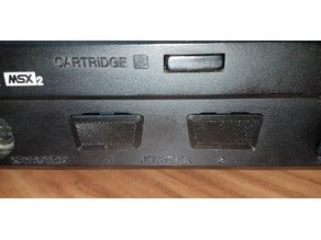 Joystick Port Cover for MSX computers