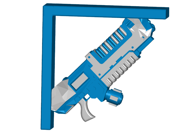 Plasma Rifle Shelf Bracket (Nuclear Tape Mount)