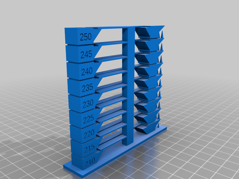 Customized Temperature Tower - ABS, PETG