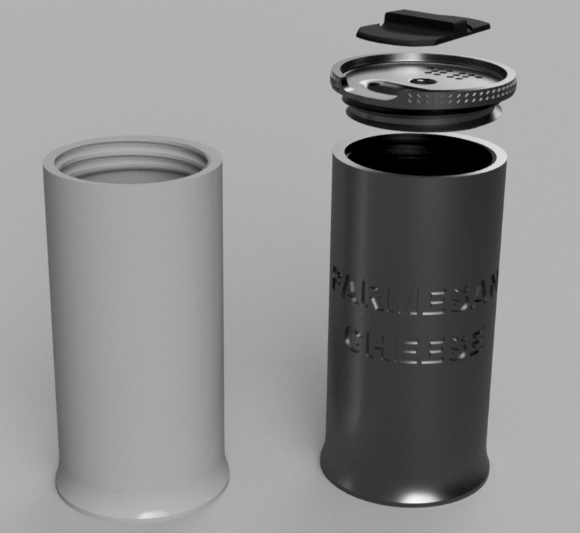 Shaker Container with Screw on Lid