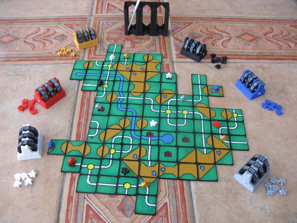 Avignon: Compact Tile based City Building Game (like Carcassonne)