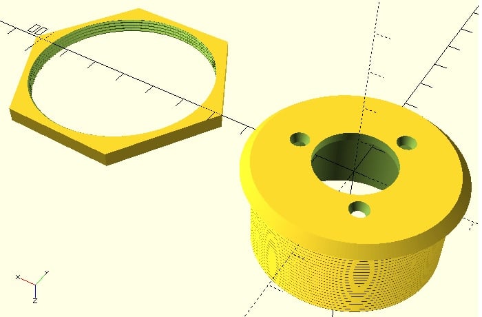 Rotary Encoder Mount for MAME Control Panel