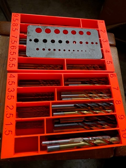 Drill Bit Storage