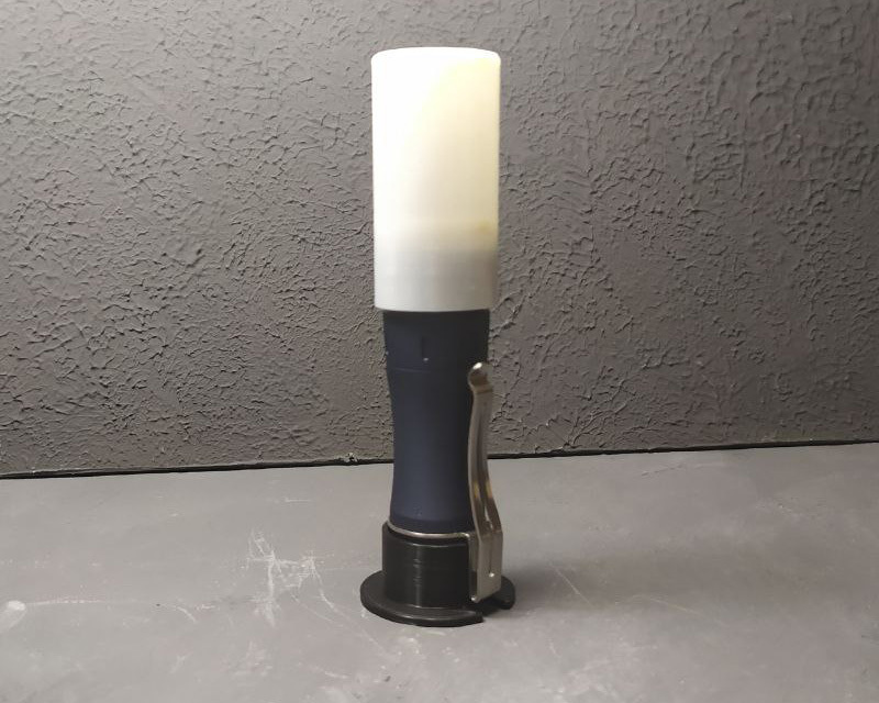 Noctigon Flashlight Diffuser and Vertical Stand
