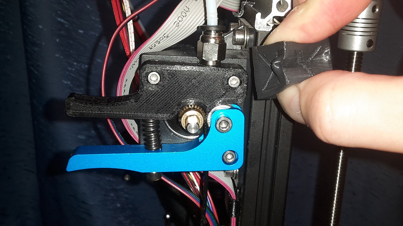 Flex filament extruder upgrade for stock Tevo Tarantula feeder