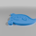 Cheerful Haunting Android Ghost Emoji Keychain 3D model