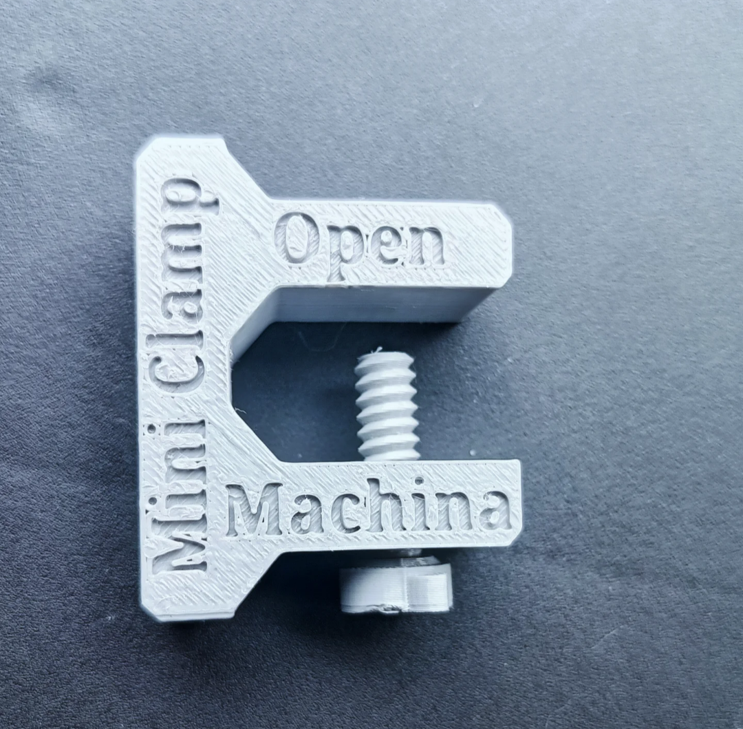 A clamp, with a simple design and fast to print