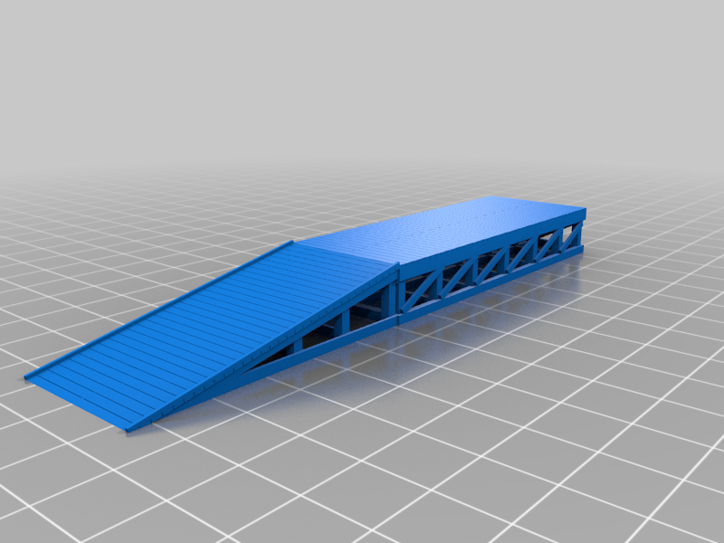 My Customized Model Loading Dock with Optional Ramp/Steps