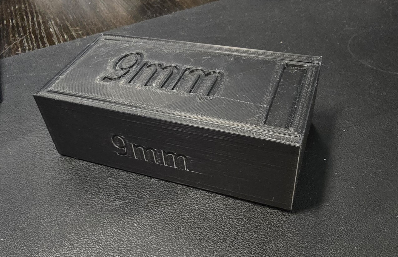 9mm (50 Round) Stackable Ammo Box - Easy Print