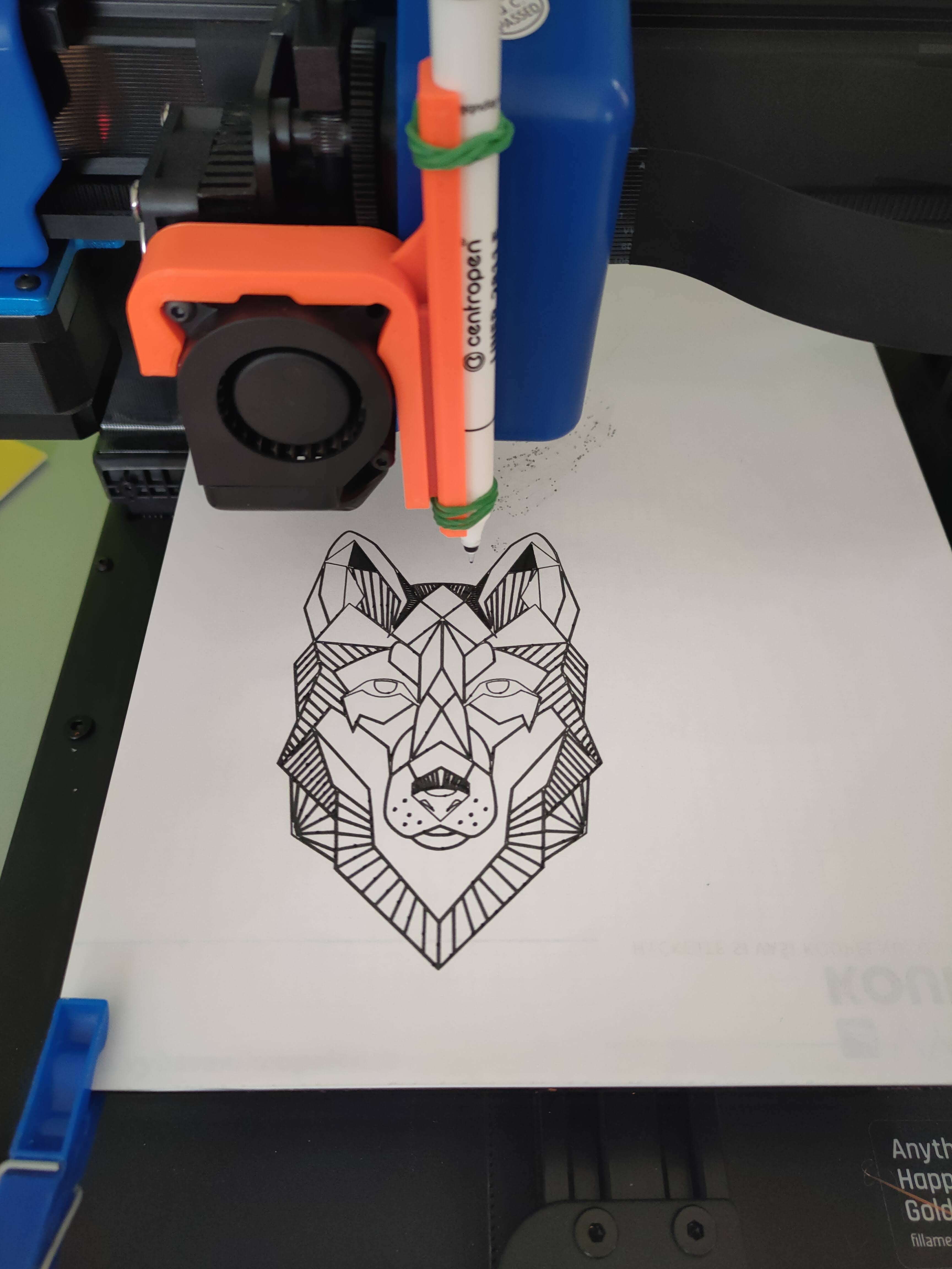 Artillery Sidewinder / Genius Pen Plotter Holder