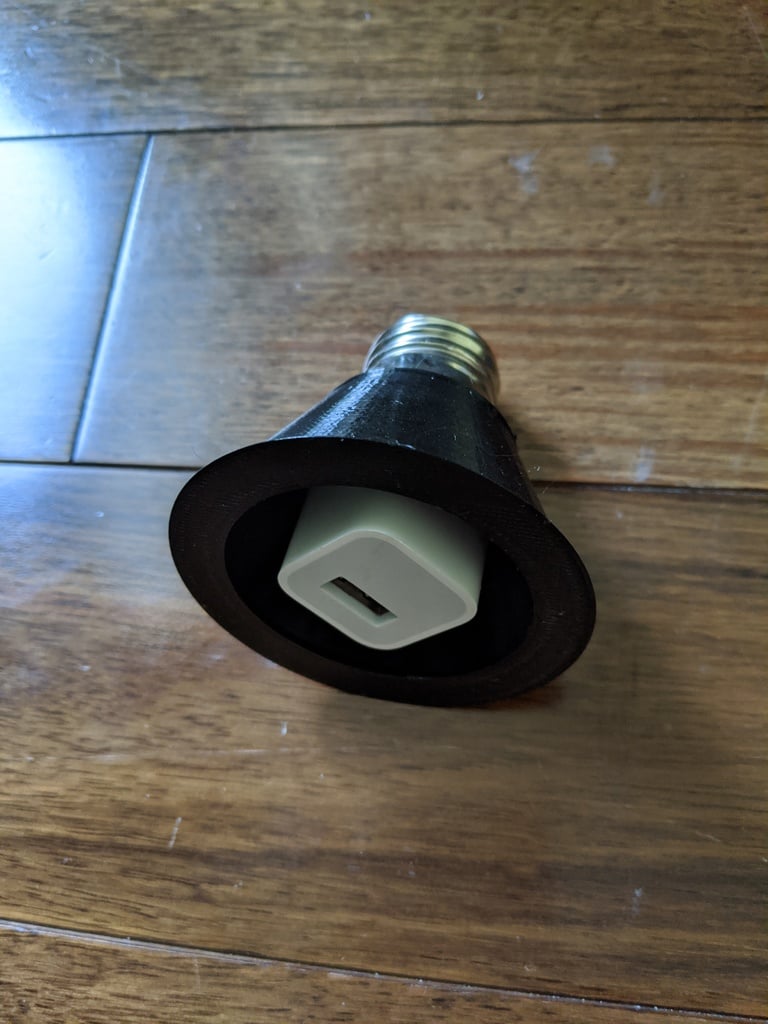 Usb Charger Bulb Socket with bracket for Arlo light or camera