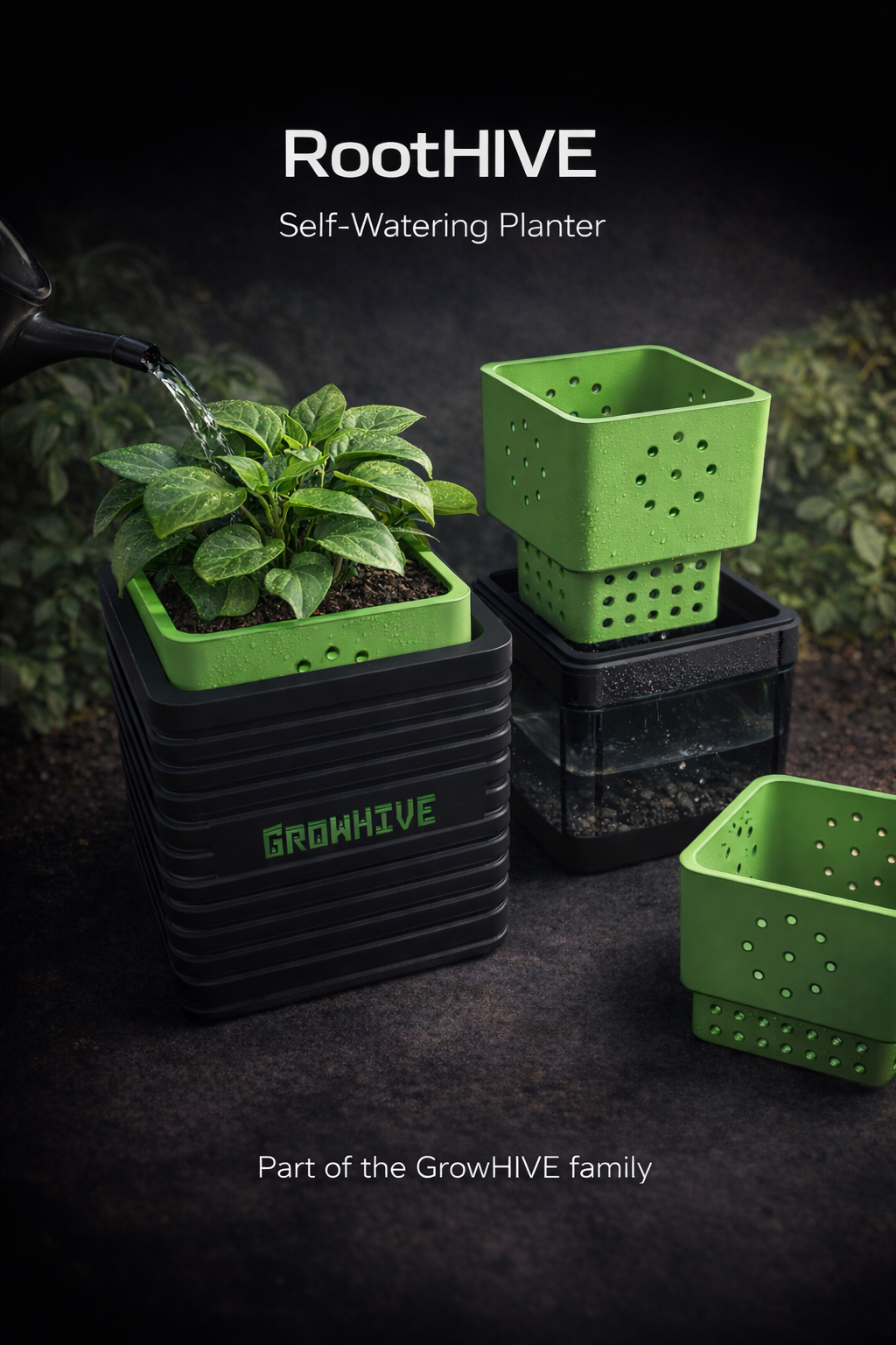RootHIVE - Self Watering Planter