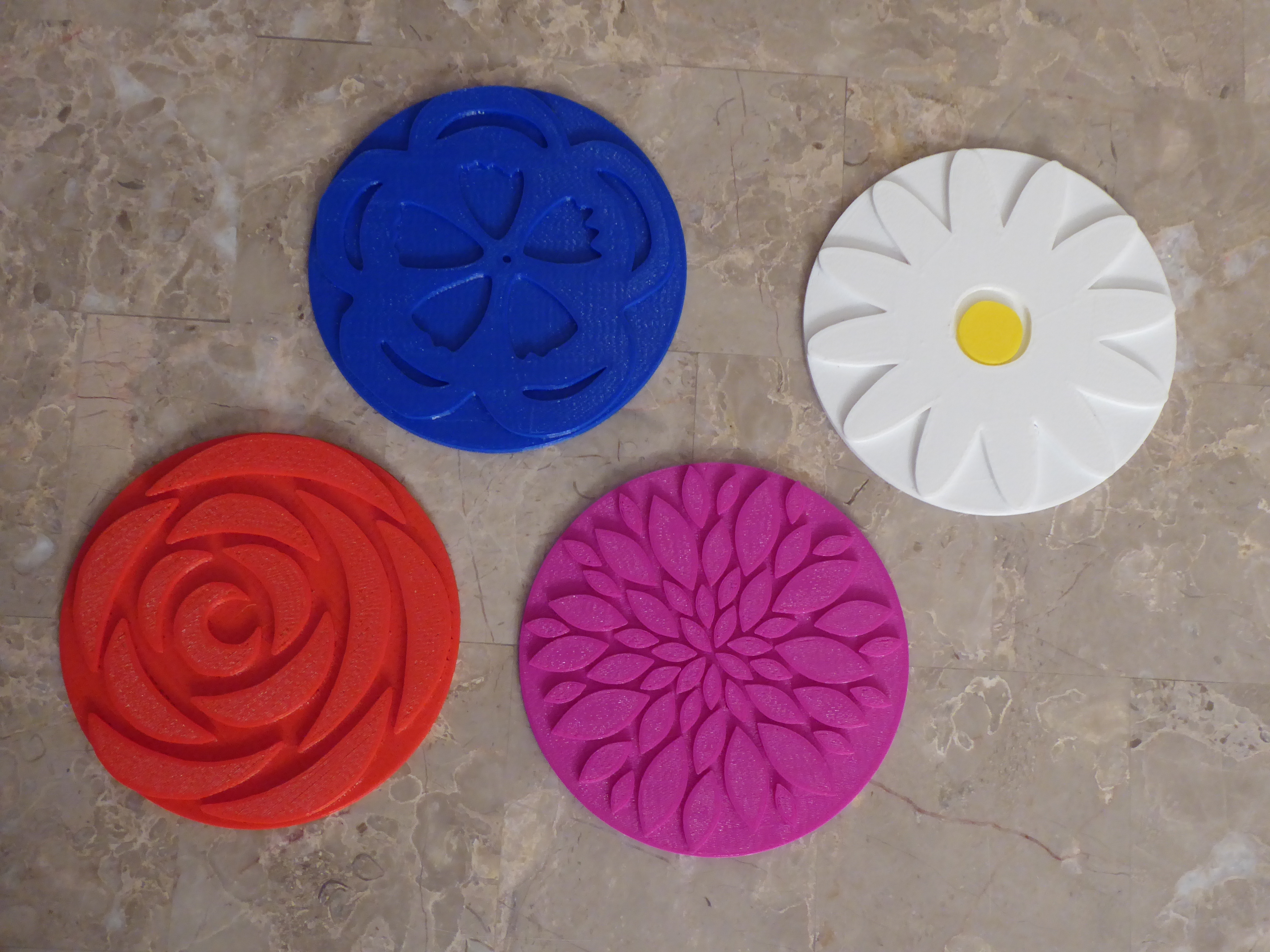 Flower Power Coaster Set