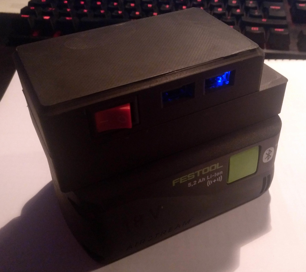 Festool 18V Akku Powerbank, USB Chargibg