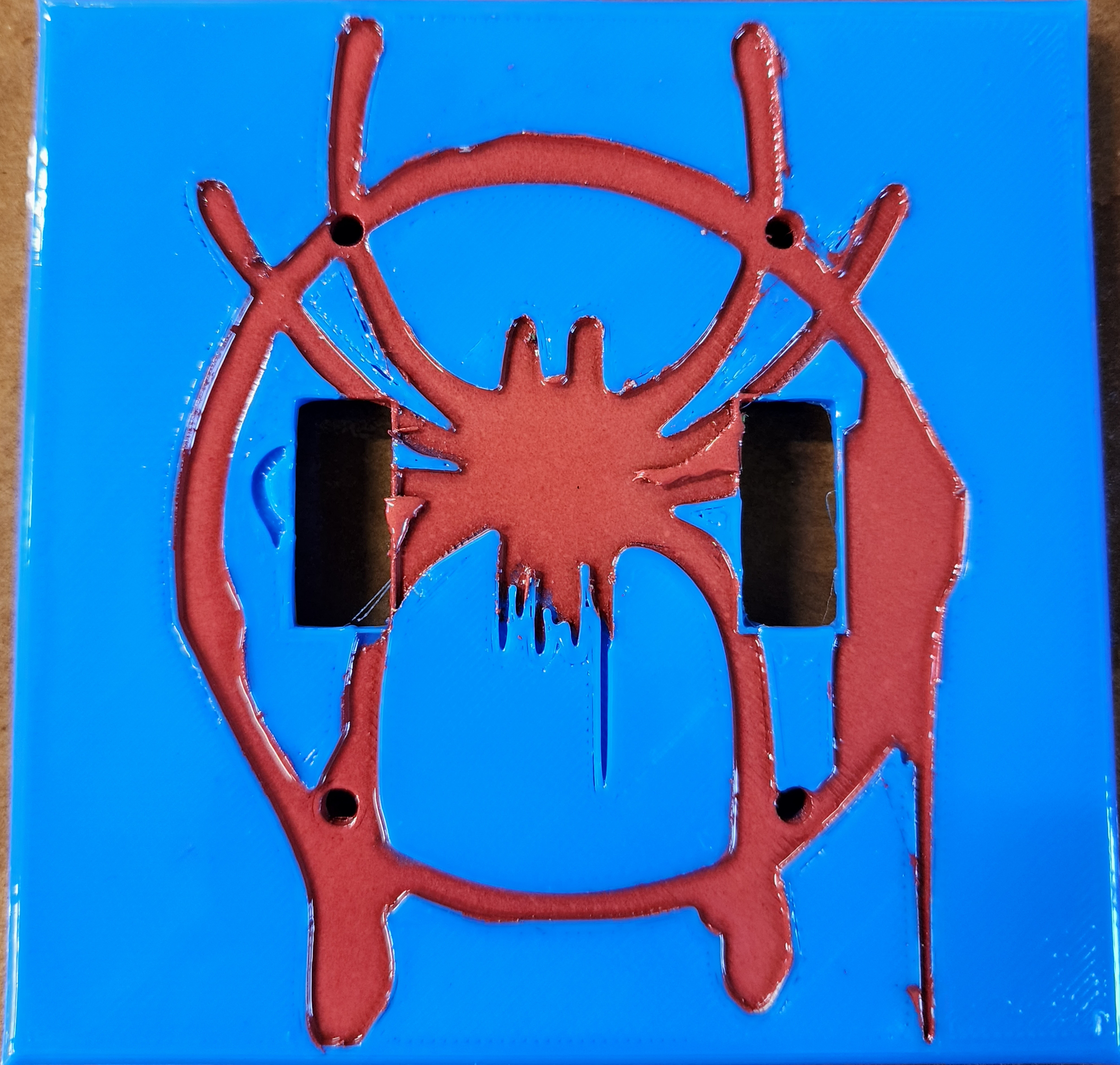 Spider-Man Miles Morales Light Switch Cover