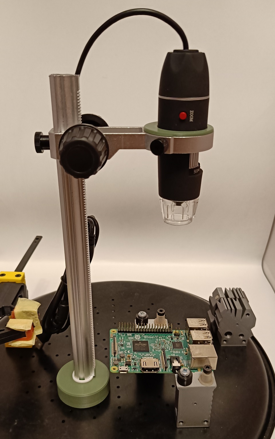 Magnetic stand for microscope USB diam. 33mm based on TOMLOV stand rod