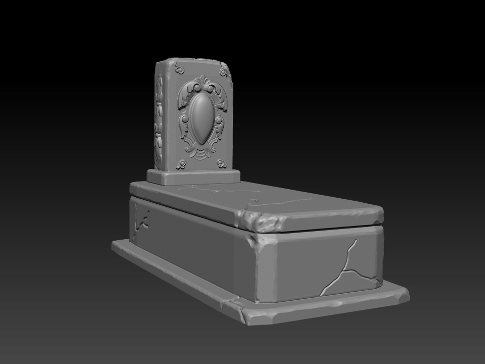 Tomb for 28mm tabletop gaming graveyard cemetery dnd pathfinder