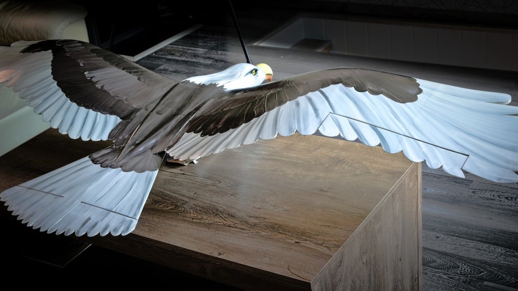RC Eagle, 3D printable model, 1:1 scale