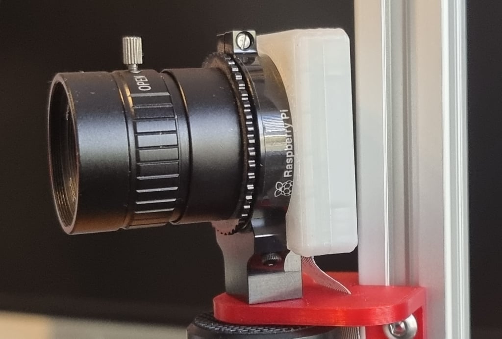 2020 T slot Extrusion Camera Mount (Pi HQ camera)