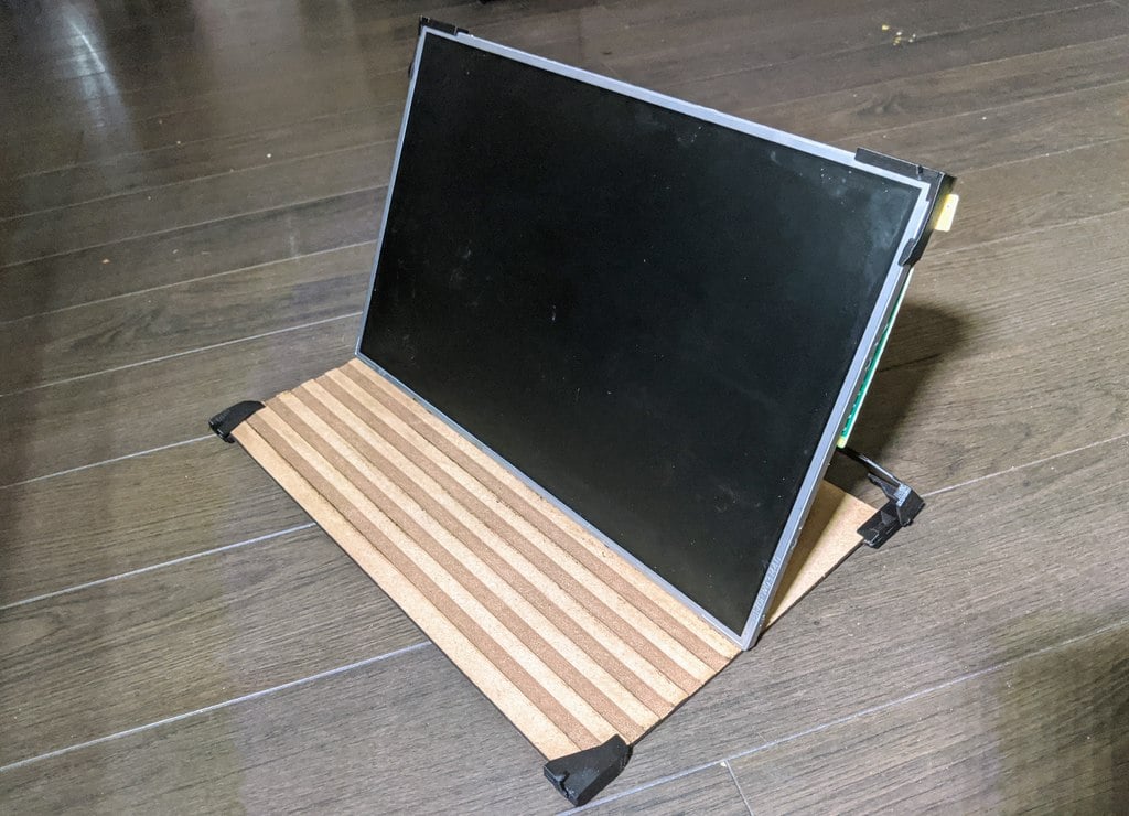 LCD Panel stand and folding cover