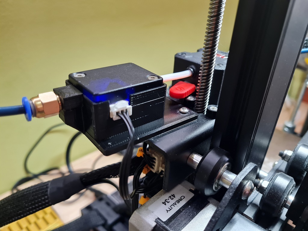 CR-6 SE filament runout sensor adapter for LGX Extruder
