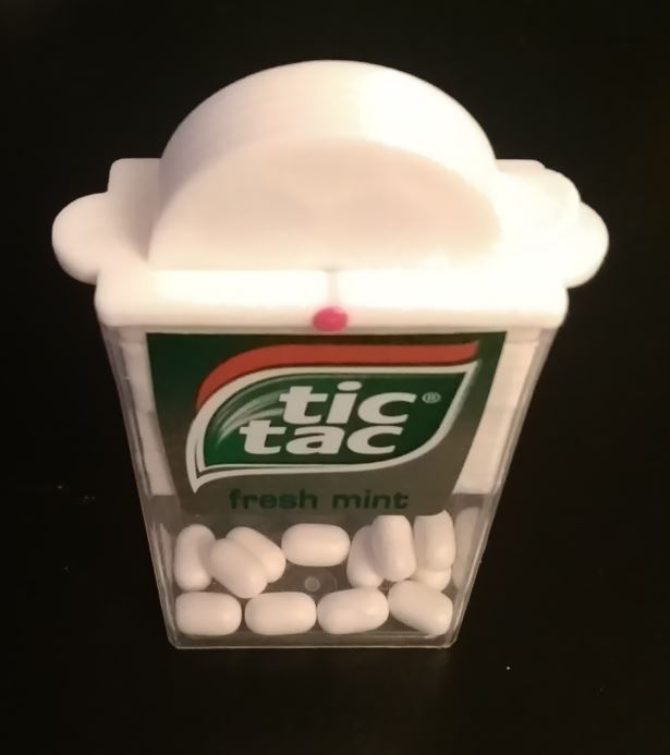 Single tic tac dispenser